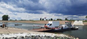 Traversée de la Meuse à Dilsen-Stokkem