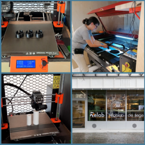 Impression 3D et découpe laser au RELAB